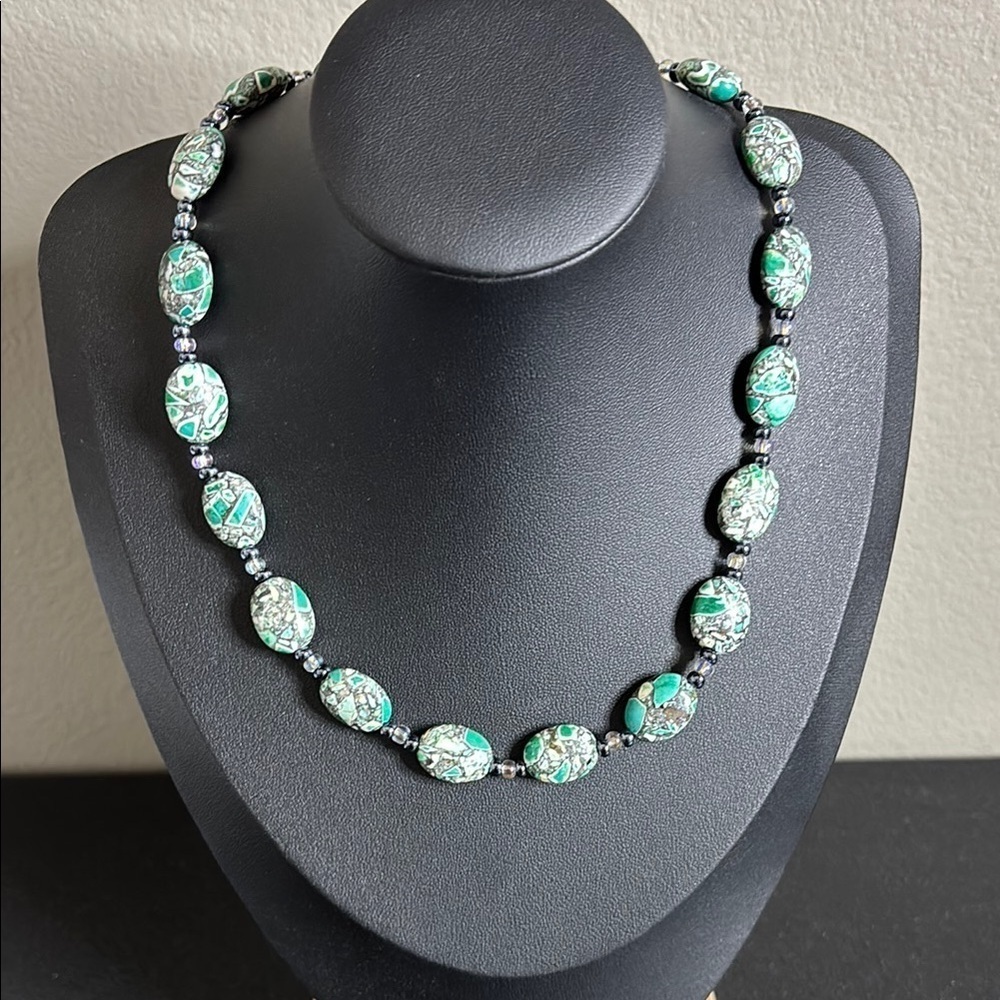 Stone Beaded Necklace Southwestern Western Necklace​
